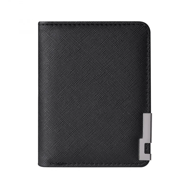 Men's Premium Short Wallet Small Leather Clutch for College Students Thin Youth Multi Card Slot Male Simple Card Holder