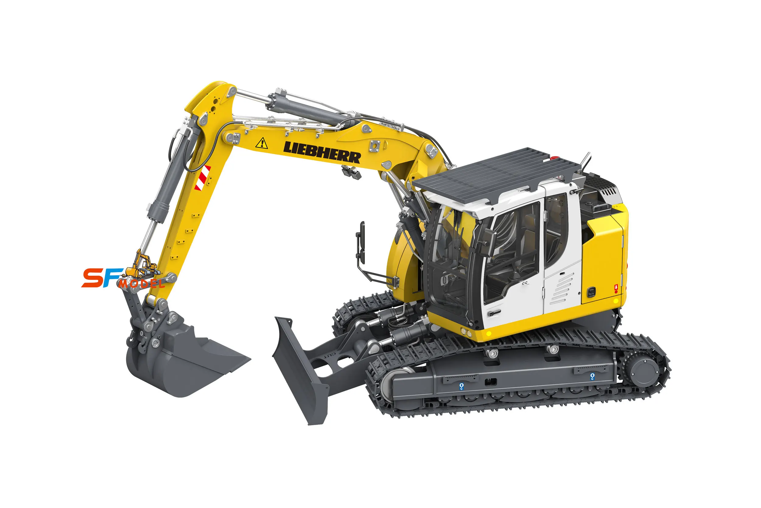 914 RC Hydraulic Excavator 1/14 Small Short Tail Hydraulic