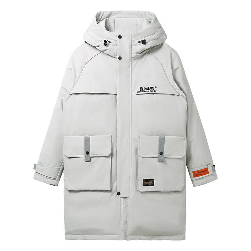 

Winter Couple Puffer Down Women Jackets 90% White Duck Down Jackets With Hooded Windbreaker Waterproof Luxury Long Jackets Coat