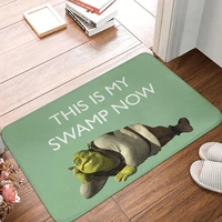 Cartoon Meme Ogre Home Entrance Doormat Decorations Kitchen Hallway Balcony Rugs Living Room Carpet Non-slip Bathroom Foot Pad 2