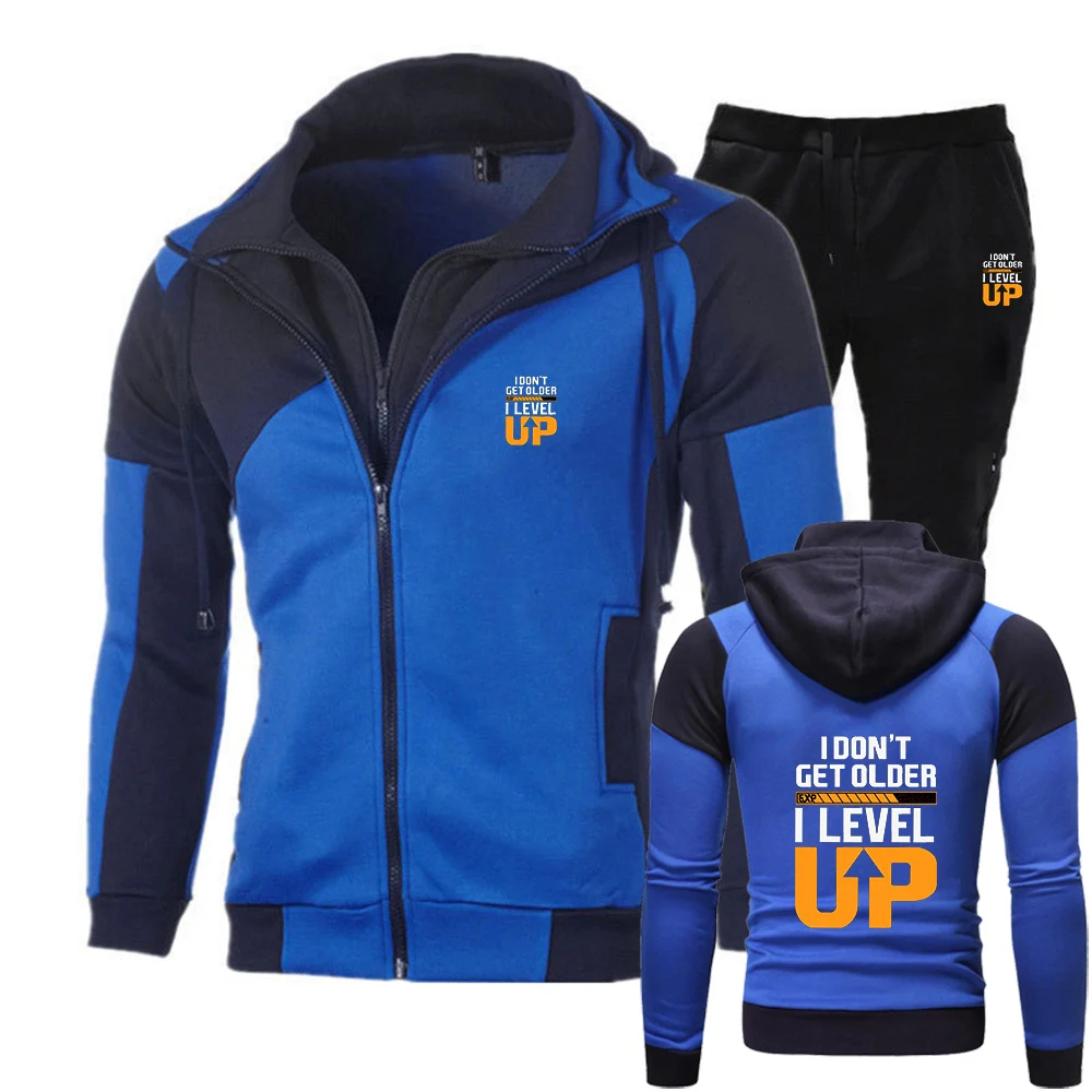 Men's Hoodie Co-ord Set Material Close-up