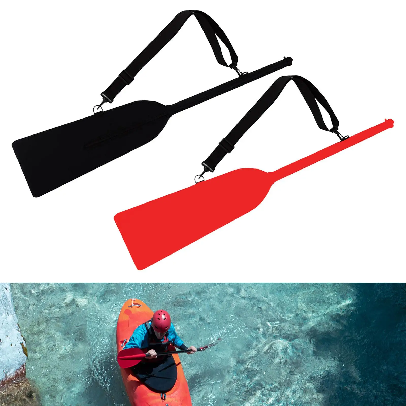 Kayak Paddle Cover Dragon Boat Paddle Bag for Surfboarding Outdoor Canoeing