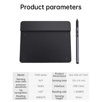 New BOSTO T430 4x3 Inch Graphics Drawing Tablet with 16K Stylus Pen 10 Pen Nibs OTG Adapter for Win/MAC/Android Teaching Online - Image 3