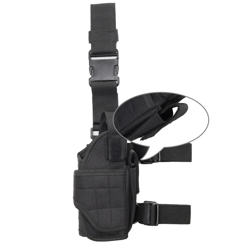 Hide Multi-function Universal Drop Leg Gun Holster Right Handed Tactical Thigh Pistol Bag Pouch Legs Harness for All Handguns