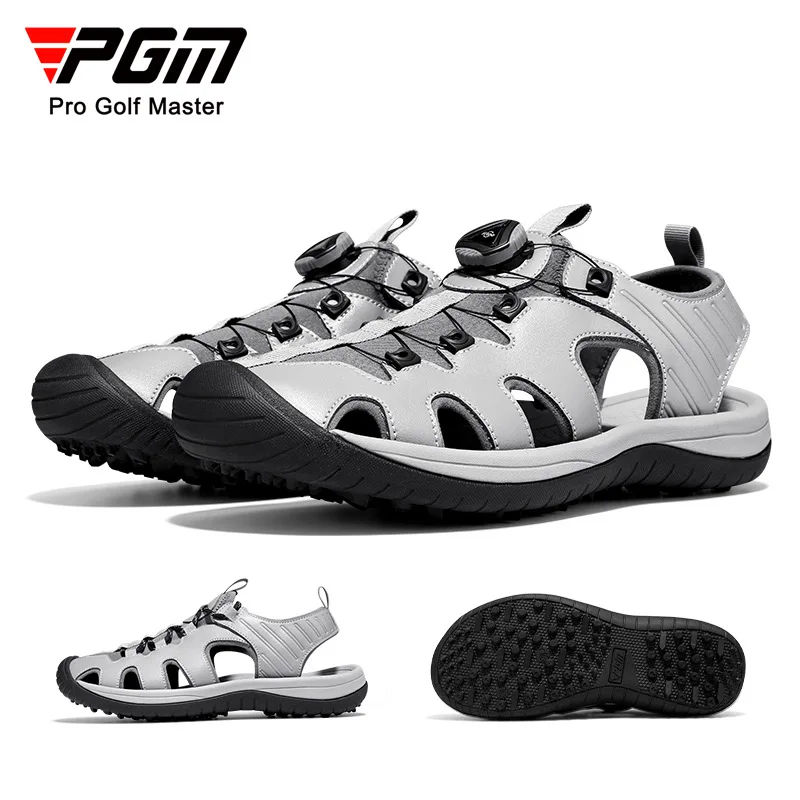 PGMMensGolfShoesSummerSandalsAntiSlipStudsSuperBreathable