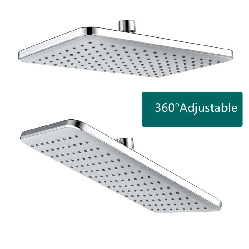 1PCS Rainfall Shower Head 360 Degree Rotation Large Flow Rainfall