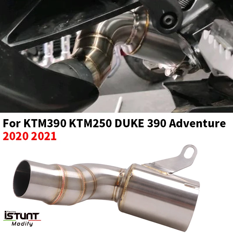 For KTM 390 Adventure 250 Adventure 250 390 ADV RC 250 390 2020 2021 2022 2023 Motorcycle Exhaust Pipe Connect Original Muffler