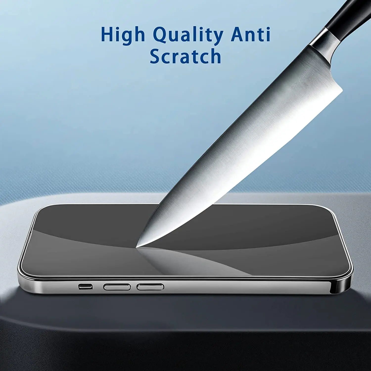 FOR Screen Protector for iPhone 14 Pro (6.1 Inch) Anti-Scratch, Anti-Oil, Anti-Fingerprint, HD Tempered Glass Film 9H Hardness