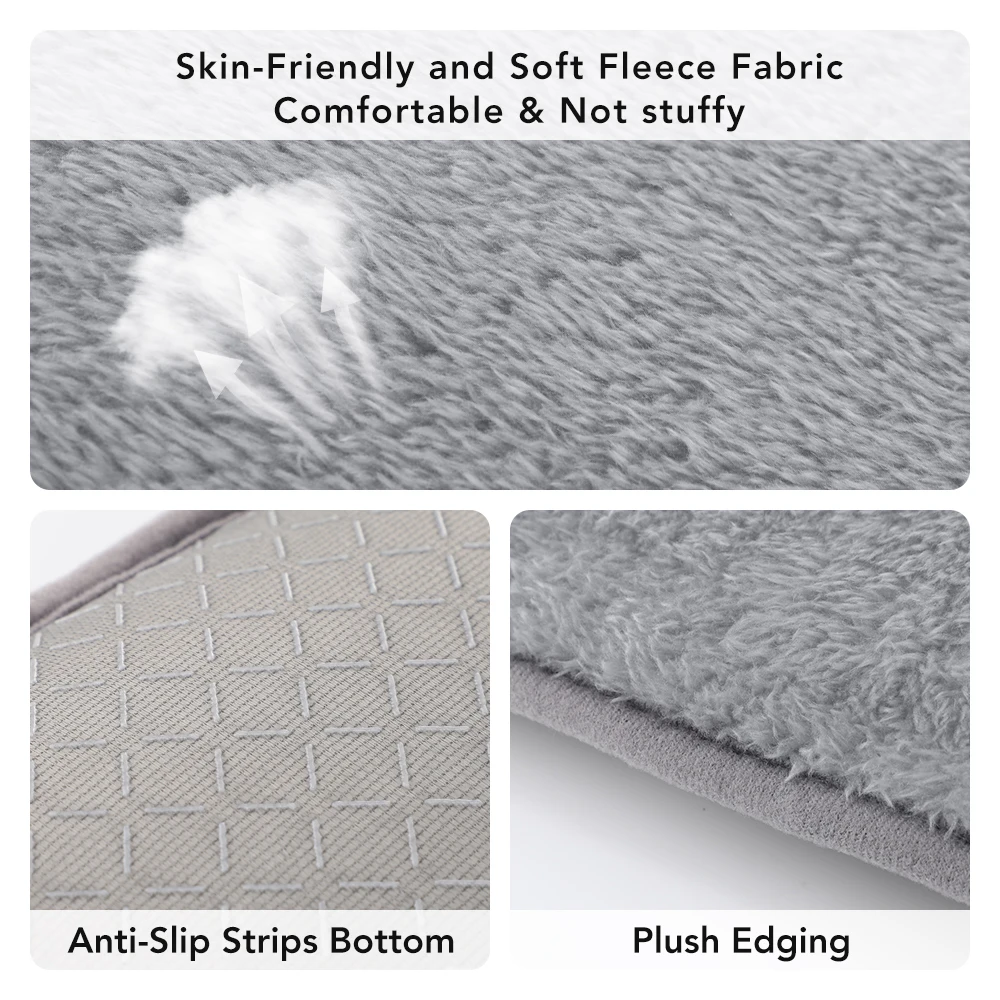 USB Electric Heated Seat 4 Temperature Settings Winter Car Seat Cushion Cold Resistant Chair Heated Mat for Office Home