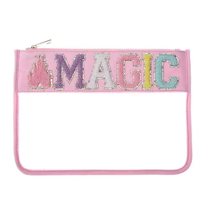 14 Colors Summer Beach Travel Snacks Pouch Cute Personalized Makeup Bag Waterproof Transparent Pvc Cosmetic Bag Nylon Clear Bag 4