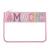 14 Colors Summer Beach Travel Snacks Pouch Cute Personalized Makeup Bag Waterproof Transparent Pvc Cosmetic Bag Nylon Clear Bag 4