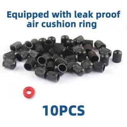 Durable Black Rust - Proof Airtight Valve Caps (10/20/50/100 pcs) (10PCS)