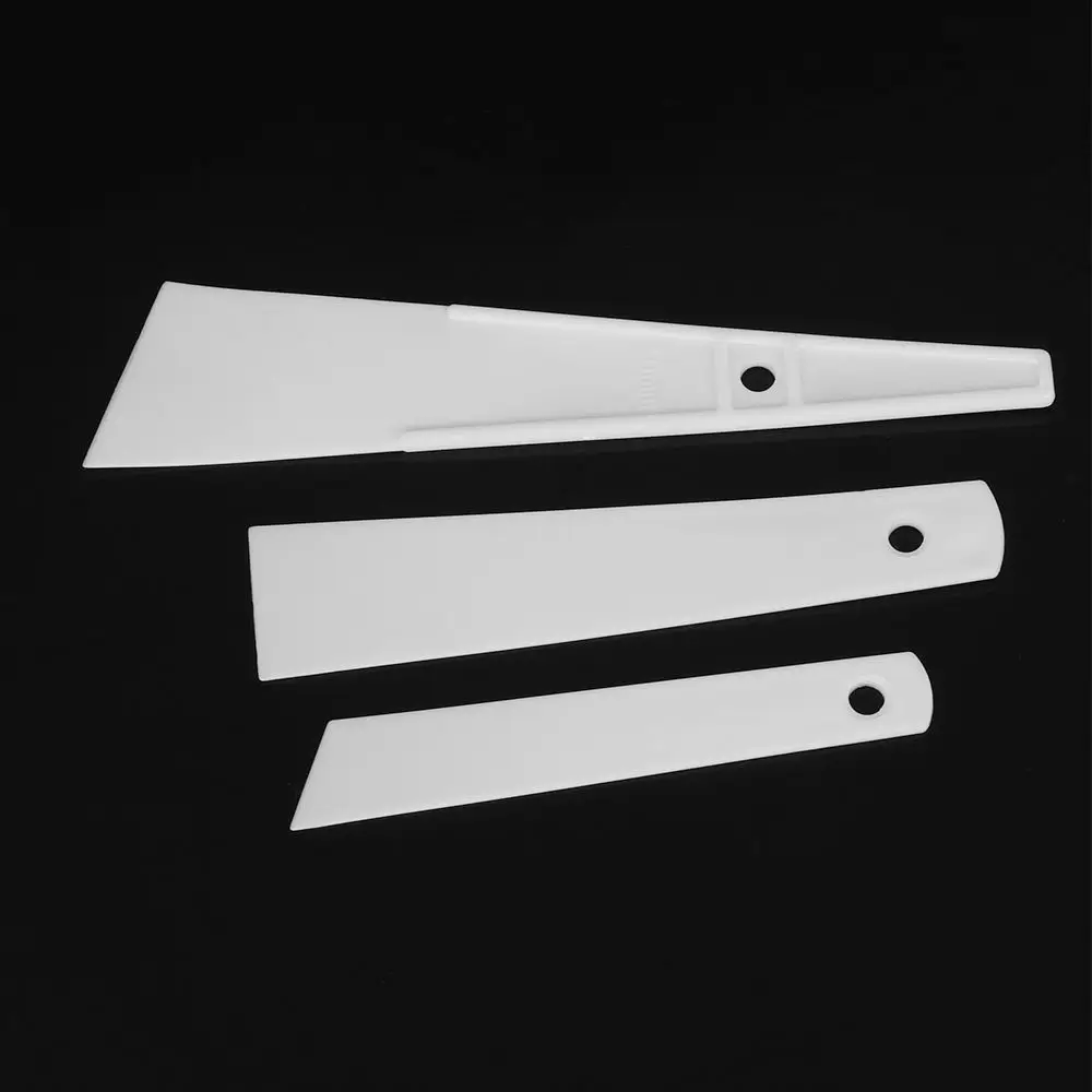 Plastic Leather Scraper Gumming Glue Gluing Piece Carving Tools Craft Applying DIY Handmade Leather Working Tools 1pcs leather tools leather craft tools