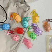 Cute Glow in The Dark Turtle Keychain for Women Girls Backpack Pendant Colorful Tortoise Keyring Student DIY Accessories Gift 2