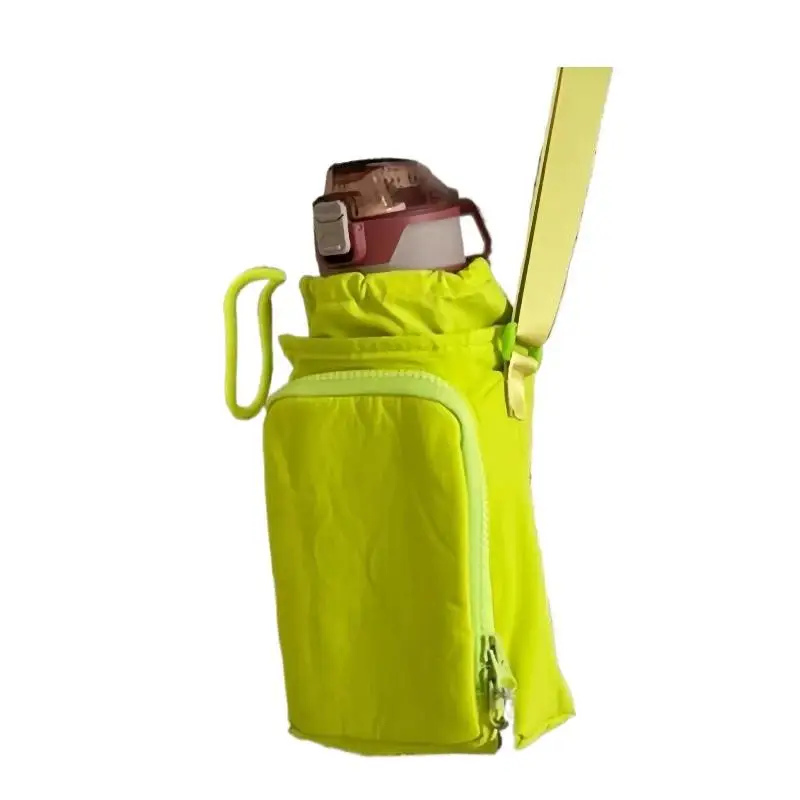 Lightweight Nylon Sling Bag with Adjustable Strap and Zipper Pocket
