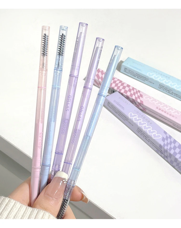 Ultra Fine Double-ended Eyebrow Pencil Waterproof Long Lasting_voghion.com
