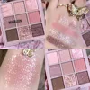 9 Color Glitter Sequin Eyeshadow Palette Christmas Halloween Snowflake Eye Shadow Palette Matte Glitter Shiny Eye Pigment Makeup 4