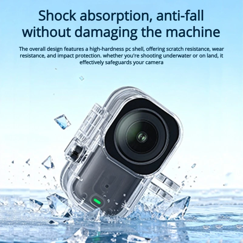 Suitable for DJI Osmo Nano Camera Waterproof Case Thumb Sports Camera Diving Protective Case Professional Waterproof 45 Meters