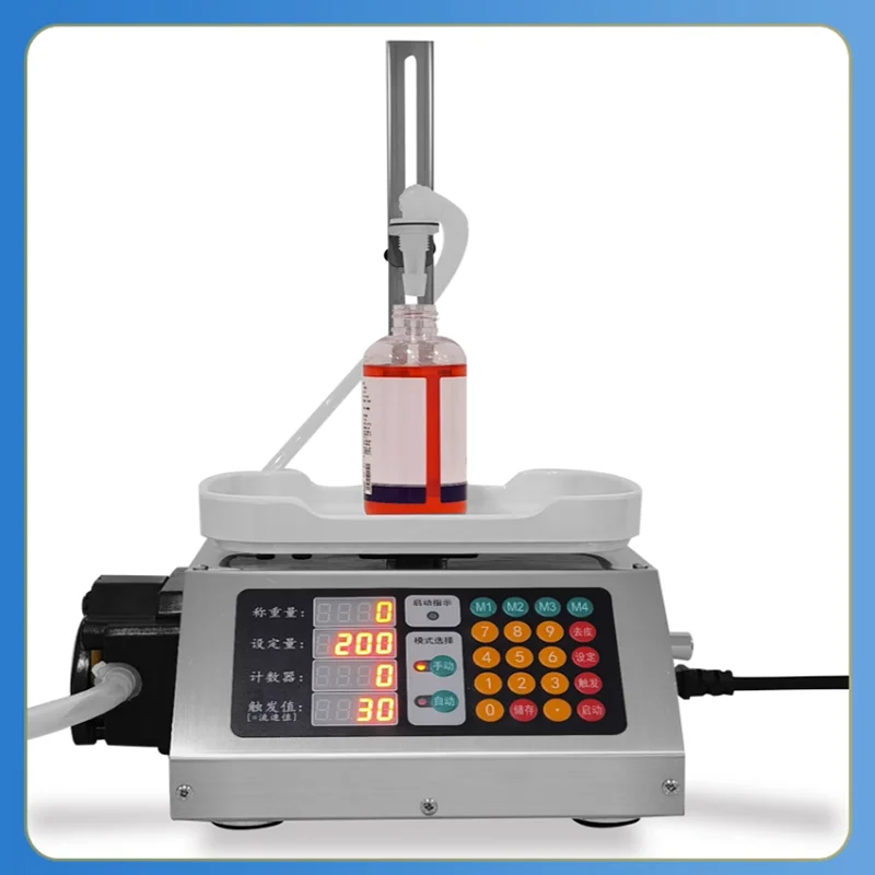 

Commercial Peristaltic Pump Filling Machine Weighing Type Viscous Liquid Automatic Essential Oil Glue Filler