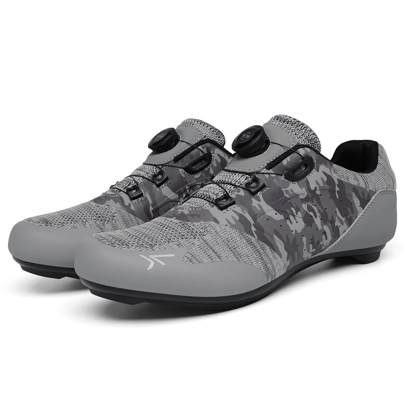 Professional Big Bike Shoes Men's Ultra-light Breathable Mountain Bike Shoes Self-locking Racing Road Bike SPD Sports Shoes 3