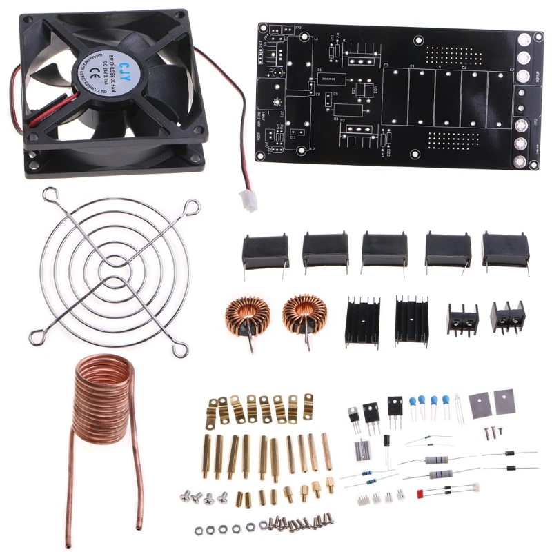 

ZVS Induction Heating Module DC12-36V 20A 1000W with Pipe Cooling Fan