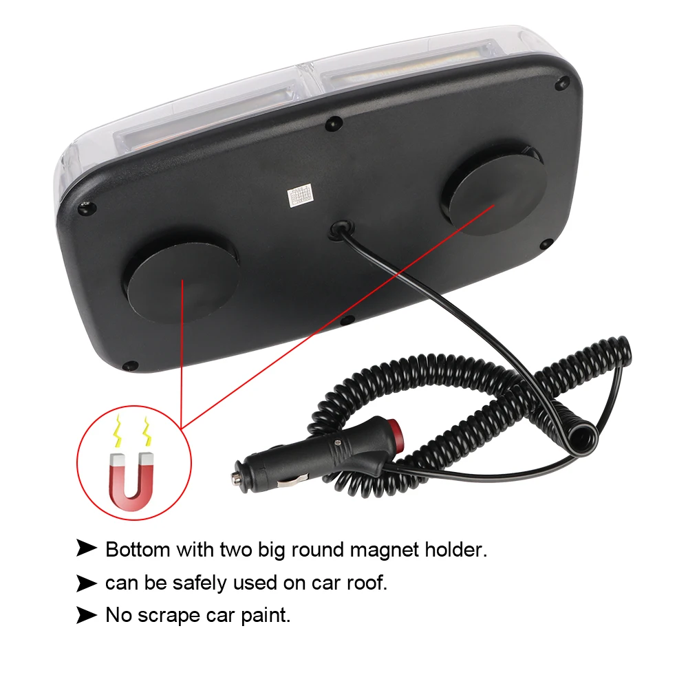 Kit Luci Stroboscopiche Emergenza 12V/24V - 4 Pezzi, 18 Modalità, Per Auto E Camion - Foto 5