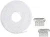 Curtain Wire,10 Meters (32FT) Hanging Cord Kit with 10 Pairs of Hooks & Eyes Picture Hanging Wire for Net Curtain Rods 1