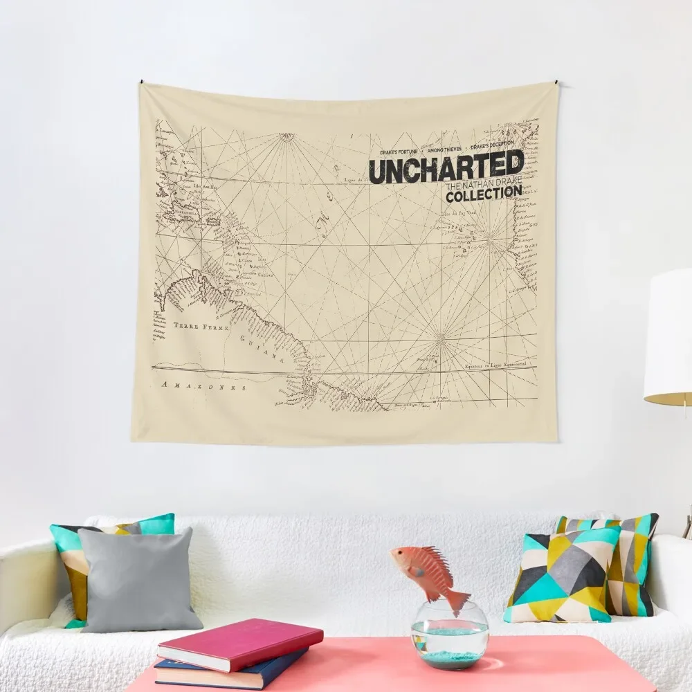 

Uncharted Map Design Tapestry Decorative Wall Mural Aesthetic Room Decorations Wall Decorations Wallpapers Home Decor Tapestry