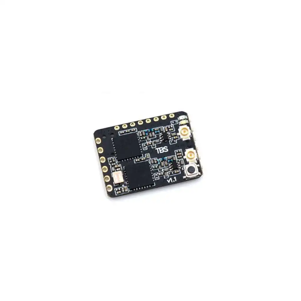 Pack complet du TBS Crossfire Diversity Nano Rx avec antennes et accessoires, prêt pour montage sur drone FPV. Achetez le Récepteur TBS Crossfire Diversity Nano Rx pour Drone FPV.