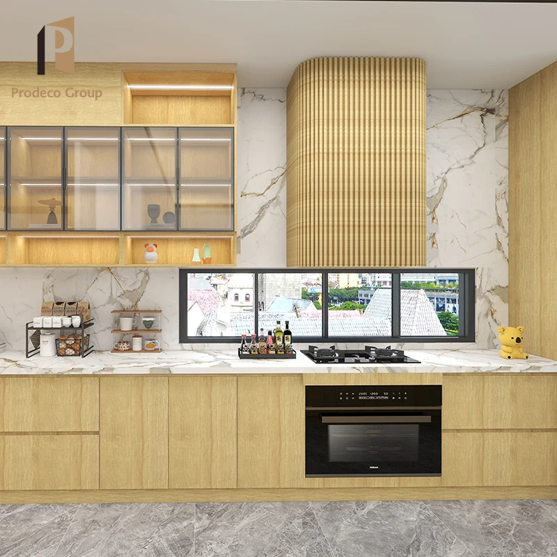 Modern Designs Australian Plywood Modular Luxury Kitchen Furniture Cabinets
