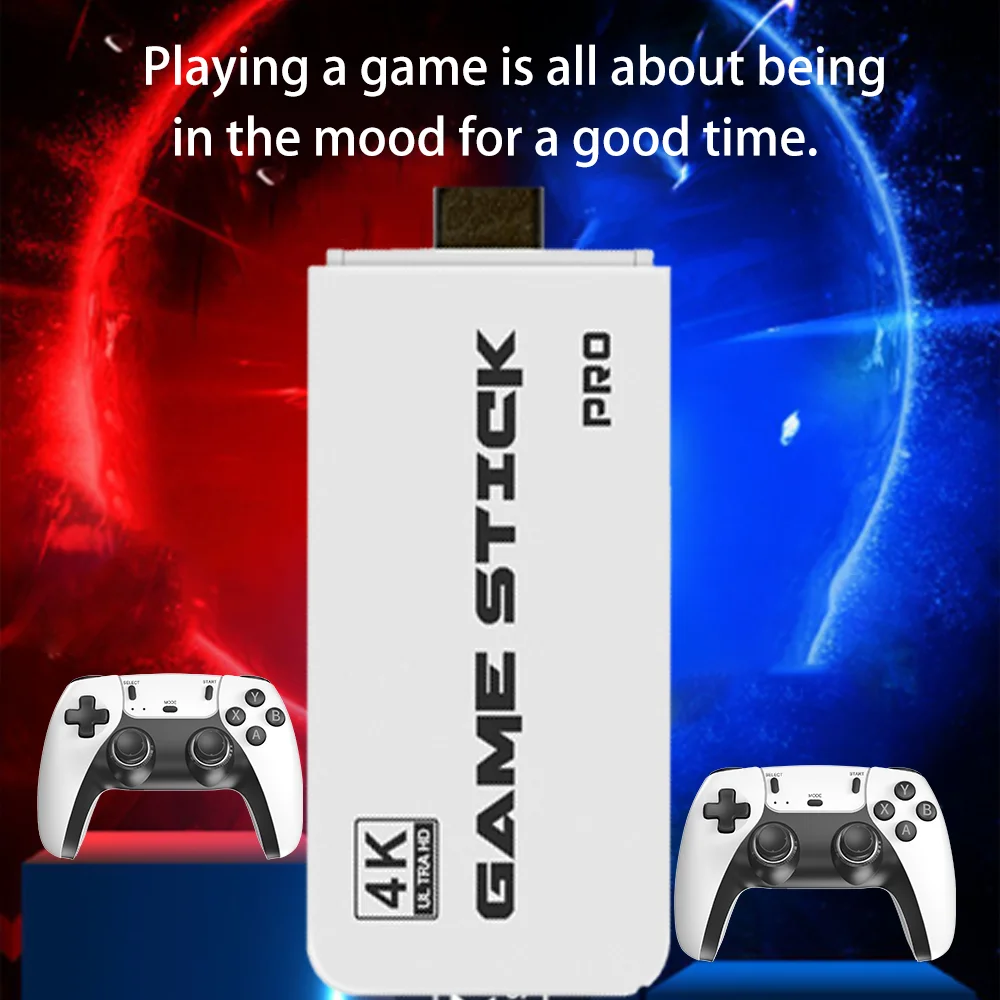 Salange Video Game Sticks M8 4K Pro Console 2 Wireless Controller Game Stick 30000 Games Retro for Ropshiopping Xmas Gift video game console,game console,video game stick,wireless controller,video game controller