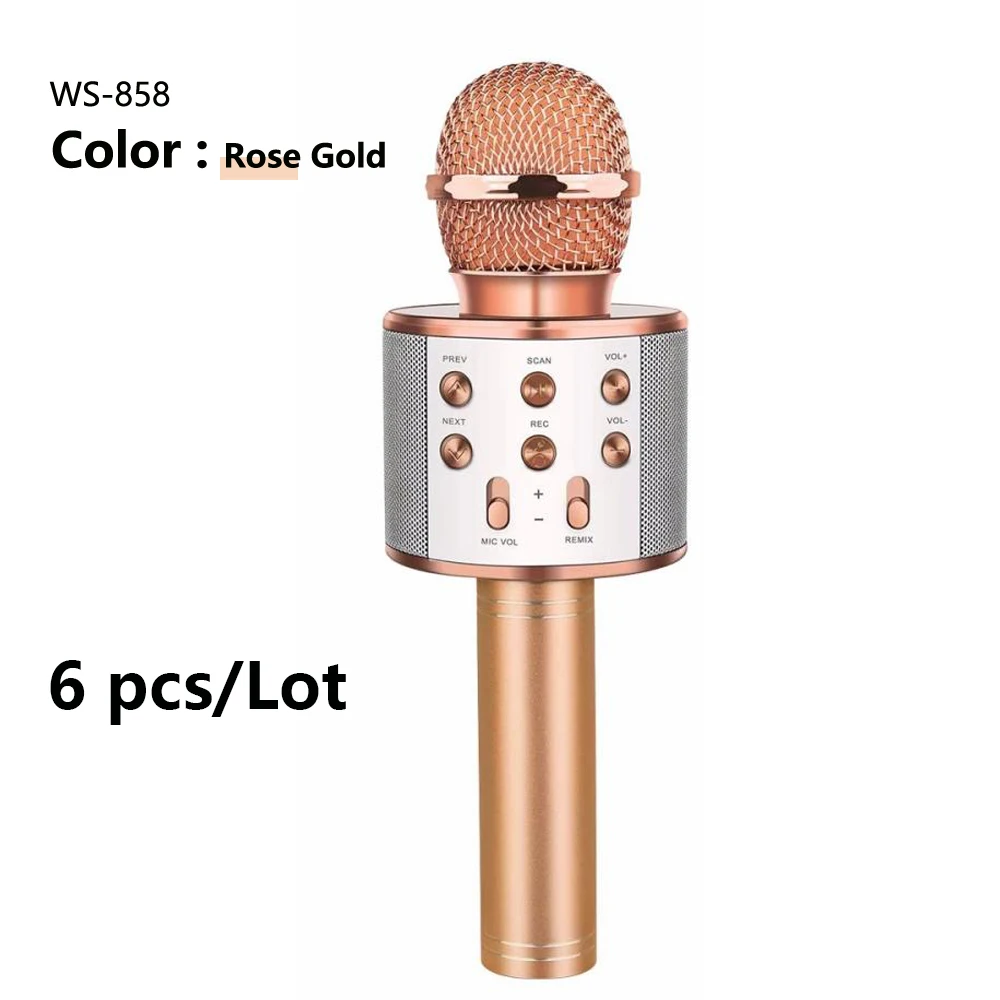 6pcsRose Gold color