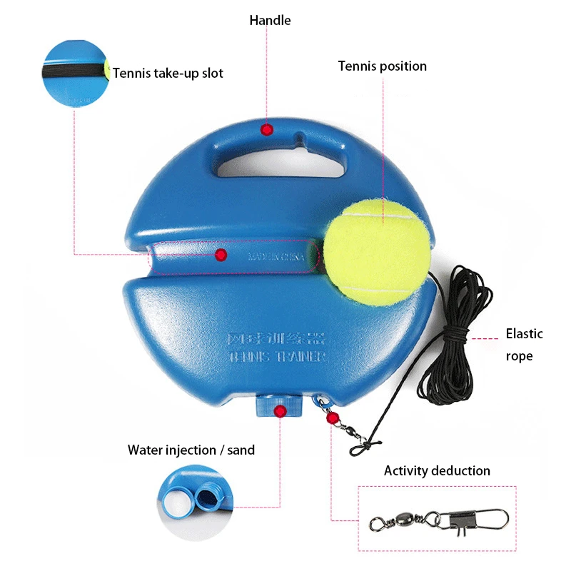 Tennis Trainer Rebounder Baseboard with Long Rope Perfect Solo Self-Study Equipment Practice Training tennis trainer