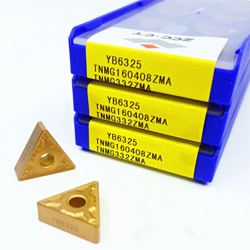 

TNMG160404ZMA YB6325/TNMG160408ZMA YB6325/TNMG160412ZMA YB6325 TNMG331 TNMG332 TNMG333 ZCC.CT CNC carbide inserts 10pcs/box