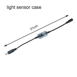 Weatherproof Dual Mode Smart Photocell Light Switch with Auto On/Off Sensor for Indoor and Outdoor Lighting (Light case DC)