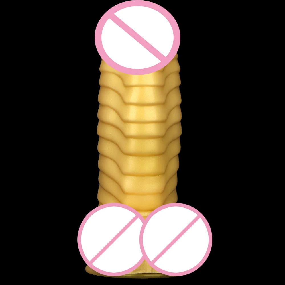 Gros plug anal en silicone pour massage de la prostate et anus_voghion.com