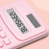 Calculatrice scientifique solaire, Mini calculatrice de bureau, grand écran, calculatrice mignonne, calculatrice Portable auxiliaire d'apprentissage 5