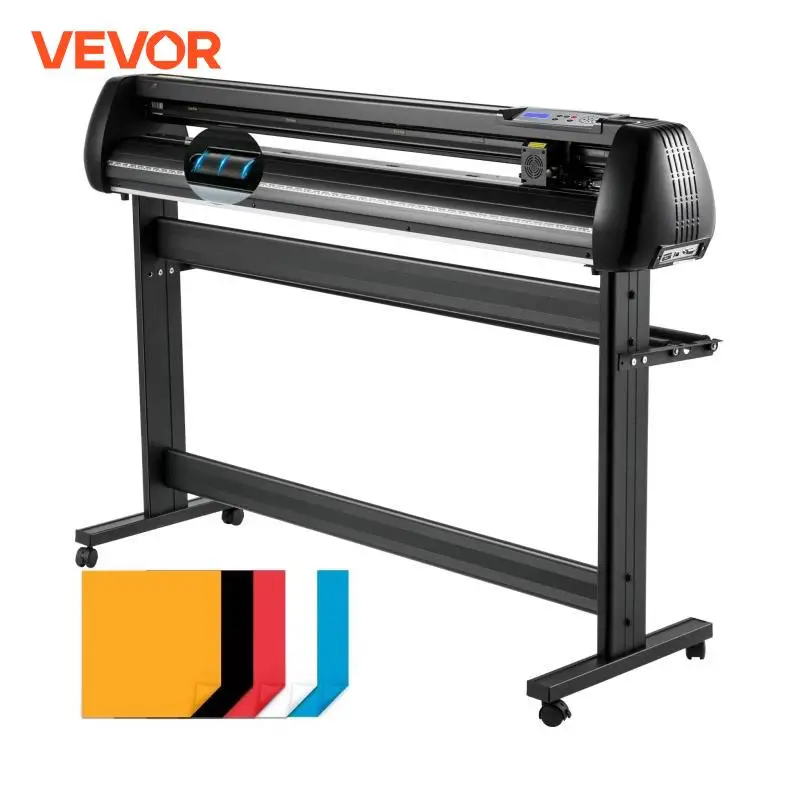 53in Vinyl Cutter Machine Cutting Plotter Offline Cutting Machine Kit Precise Roller Shaft High Accuracy Adjustable Speed
