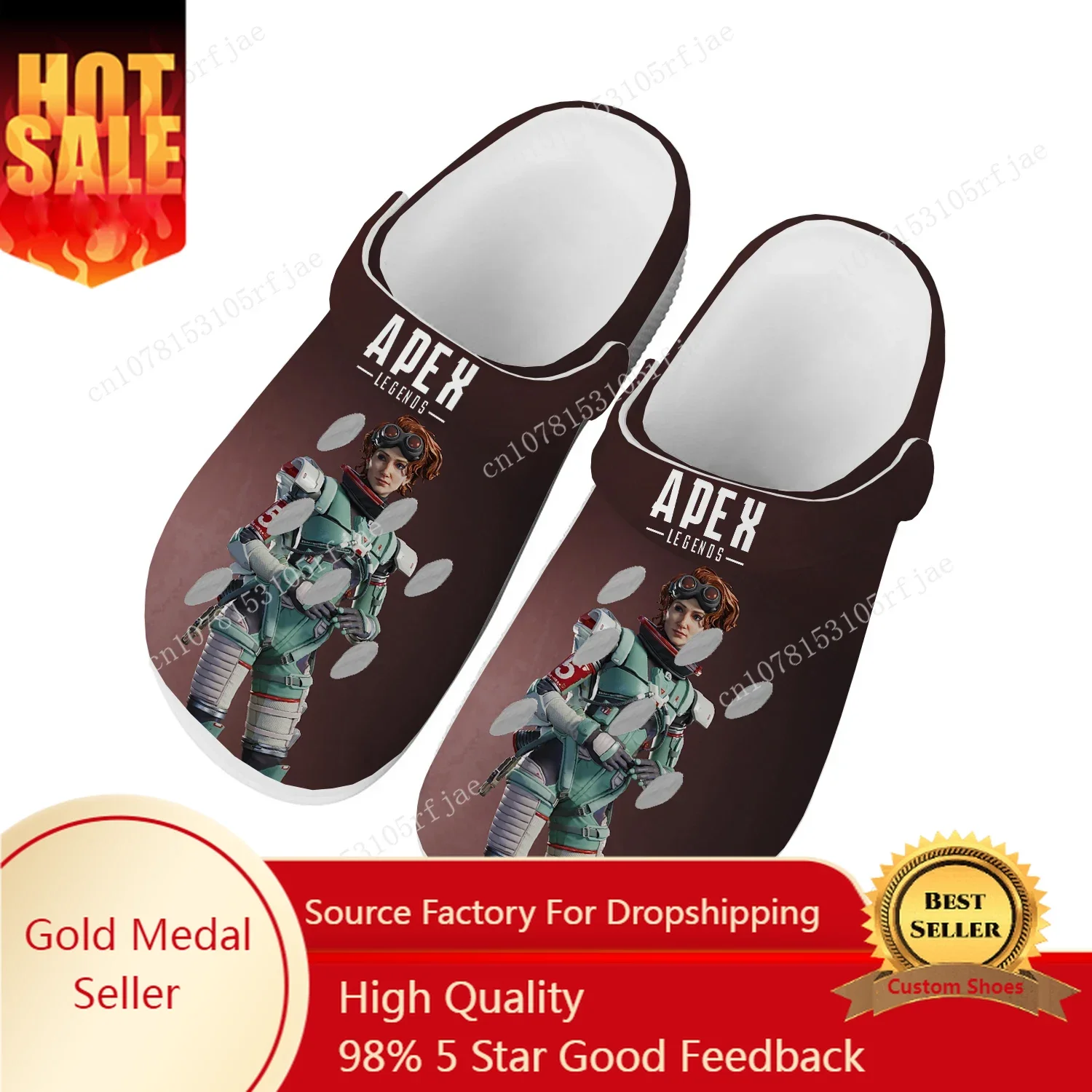 

Apex Legends Horizon Home Clogs Cartoon Game Mens Womens Teenager Custom Built Water Shoes Garden Beach Hole Slippers Sandals