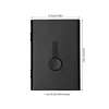 Business Card Holder Hand Push Card Case Bank Card Membership Cards Package Metal Ultra Thin Business Card Box Organizer 6