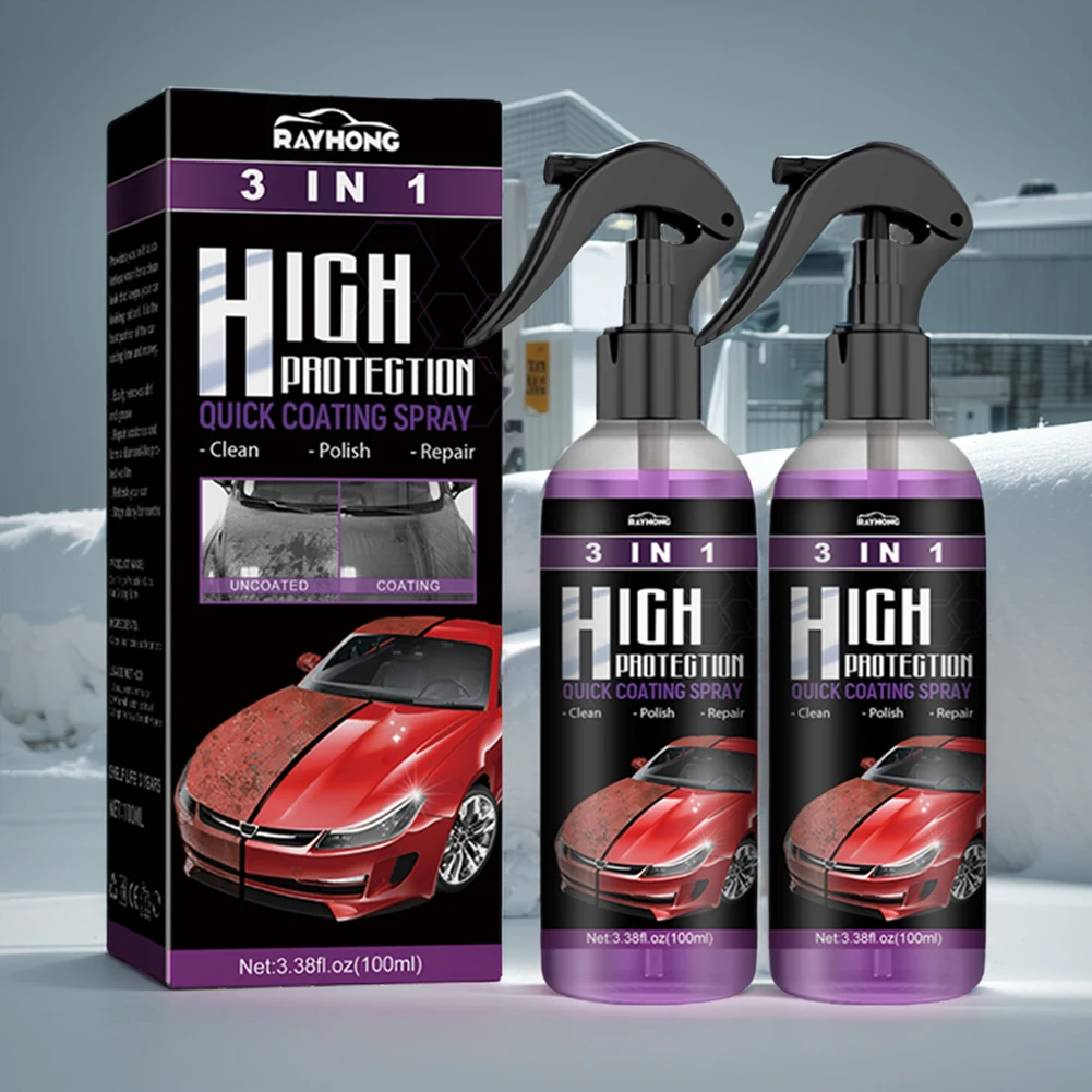 2-1-Set-3-In-1-Car-Ceramic-Coating-Spray-100ml-Polishing-Spraying-Wax ...