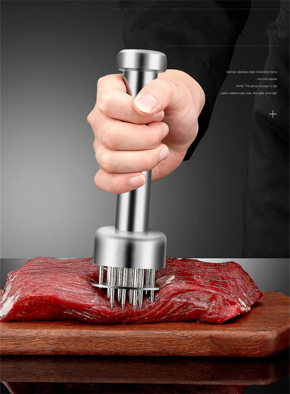Meat Tenderizer Stainless Steel Ultra Sharp Needle Blades Tenderizers
