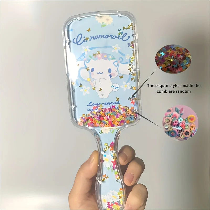 Air Cushion Comb 1pcs Lovely Cartoon Decorative Kuromi Melody Cinnamoroll Pochacco Birthday Gift Suitable for All Hair Type