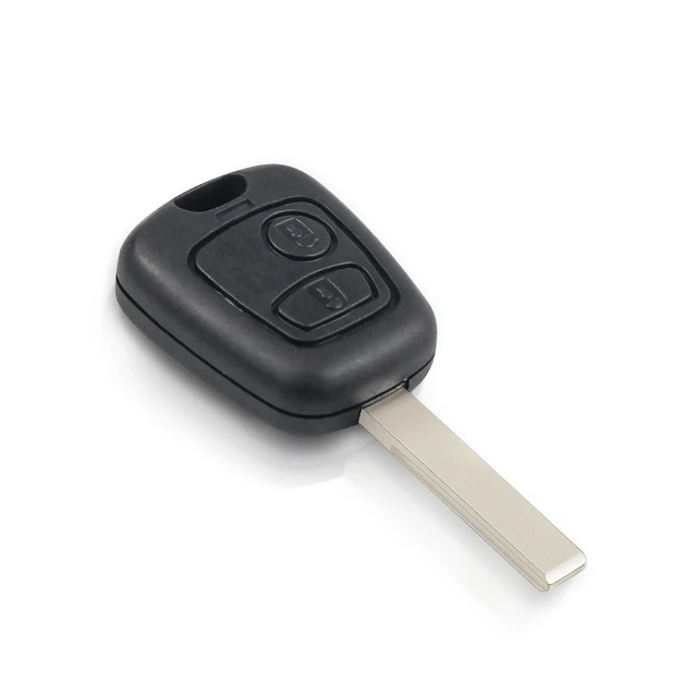 KEYYOU ทรานสปอนเดอร์ PCF7961 ชิป 2 ปุ่มรีโมทคีย์สำหรับเปอโยต์ 307 สำหรับซีตรอง C1 C3 ไร้กุญแจ 433MHZ HU83 ใบมีดกุญแจ 3