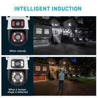 Caméra IP Wifi PTZ Hiseeu 4K 8MP à double objectif, zoom 5X, vision nocturne couleur, surveillance sans fil, caméras de sécurité CCTV 5