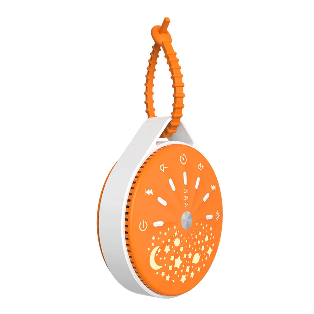 White Noise Machine Baby White Noise Machine USB Rechargeable Sleep Machine Baby Sleep Sound Player Night Light Timer Noise Player for Sleeping