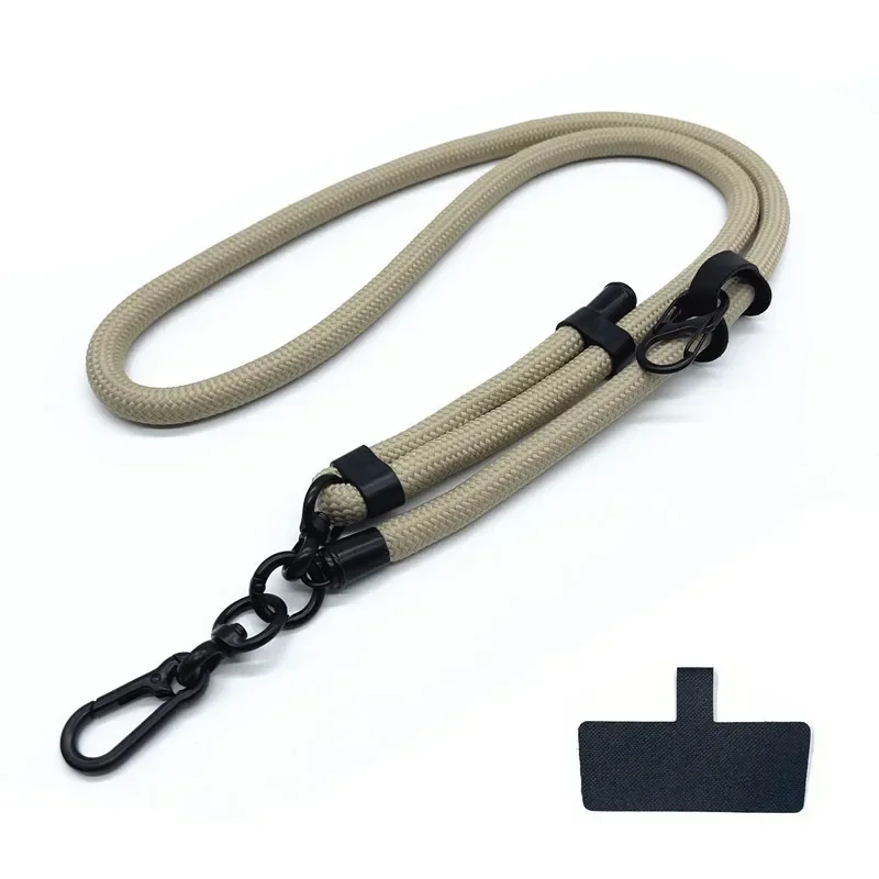 Adjustable Crossbody Phone Lanyard Strap with Neck Hang Cover, 10mm x 120cm
