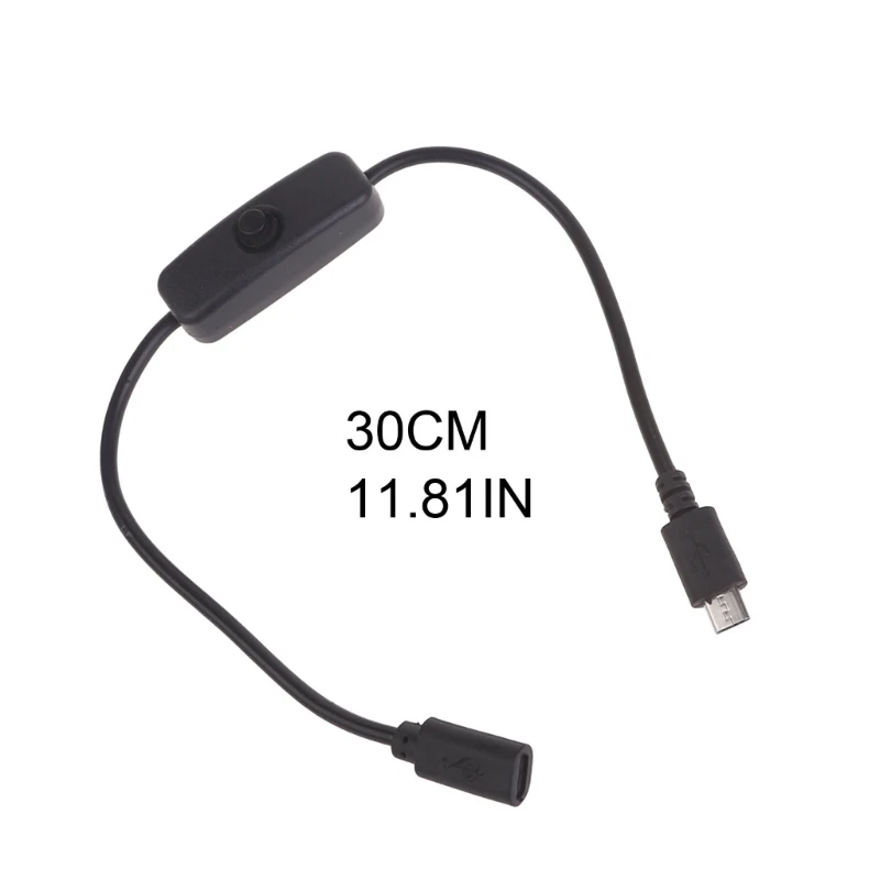 스위치 4개 및 안드로이드 휴대폰용 마이크로 USB 연장 케이블
