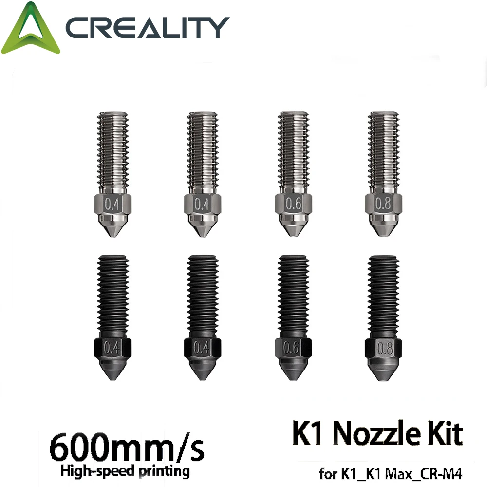 CREALITY 구리 합금 깍지 키트, K1_K1 Max_CR-M4 3D 프린터 부품용 고속 인쇄 속도 600mm/s 지원, 신제품