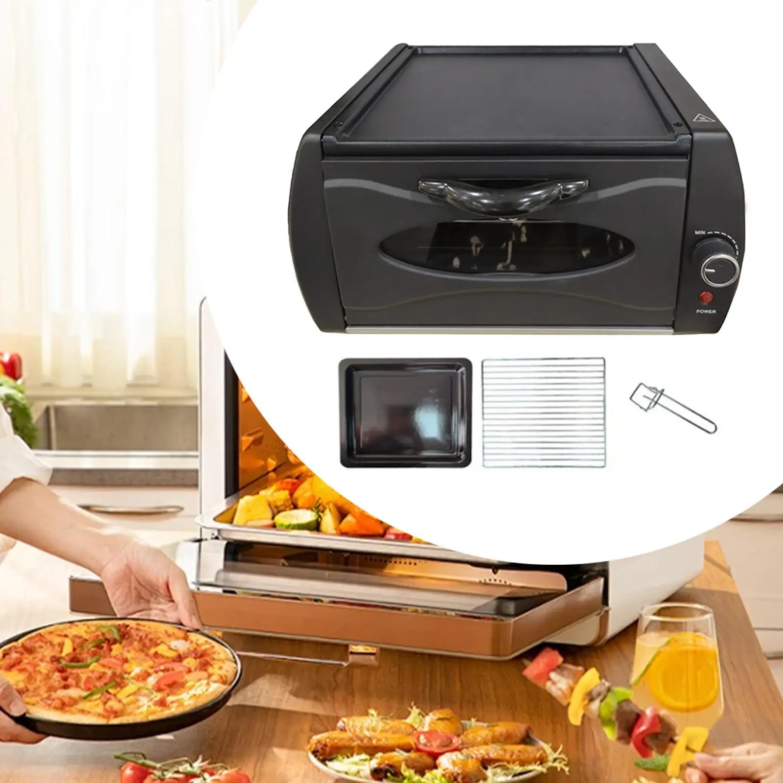 Breakfast Machine Portable Versatile Toasters Oven Electric Breakfast Stations Pancake Griddle for Egg Sandwich Sausages